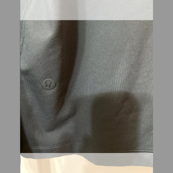 Lululemon soft jersey half zip oil grey - Picture 3 of 4